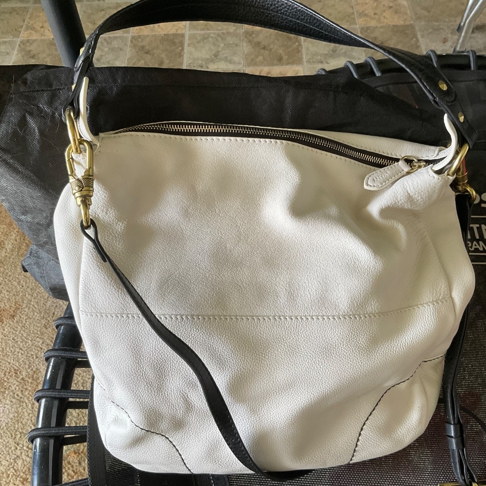 orYANY White Leather Purse NWOT - Picture 2 of 2